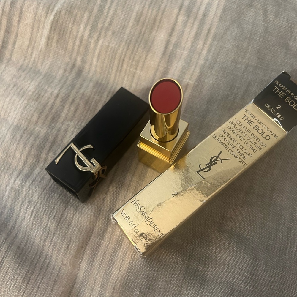 YSL ROUGE LIP COUTURE THE BOLD WILFUL RED, NEW